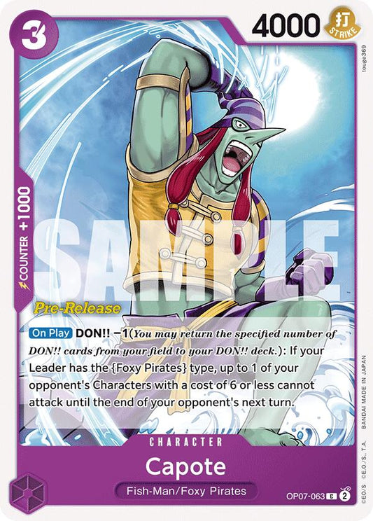 Capote [500 Years in the Future Pre-Release Cards]