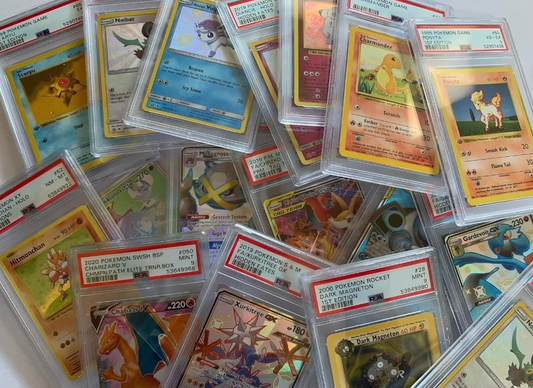 One Random PSA Graded & Authenticated Pokemon Encased Card Slab