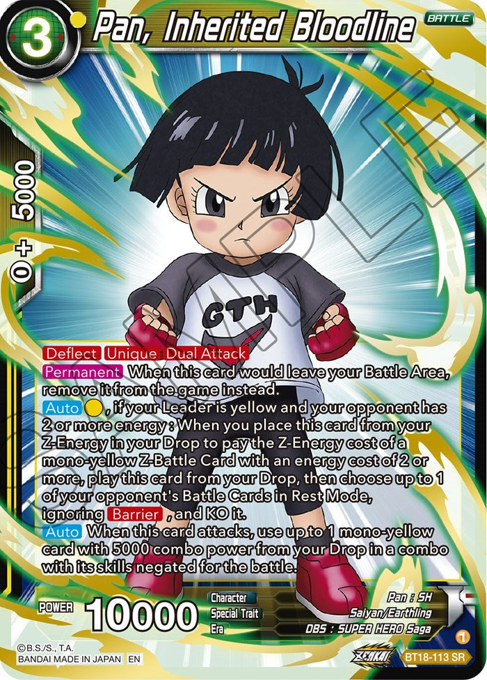 Pan, Inherited Bloodline (BT18-113) [Dawn of the Z-Legends]